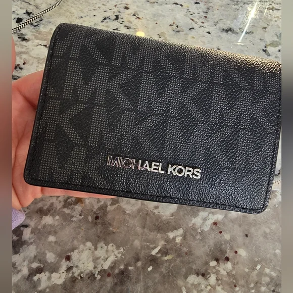 Michael Kors Black Logo Wallet - Picture 2 of 7